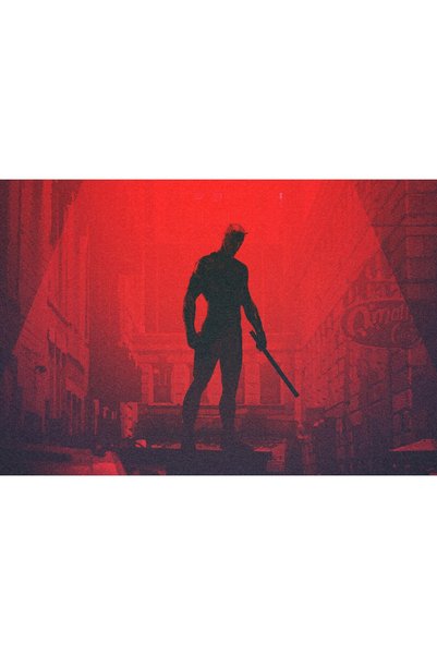 OEM Постер Daredevil Минималистично изкуство, 61x90 см, poster21880