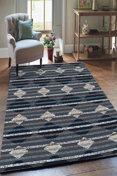 KMARKA Yürük Home Welsoft Fabric Digital Printed Yrk126 Model Elastic Carpet ...