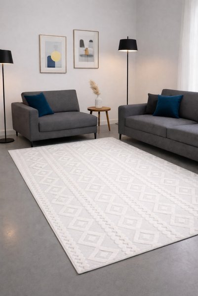 KMARKA Valoroso Tekstil Elastic Wellsoft Rug Cover | Decorative, Washable – N...