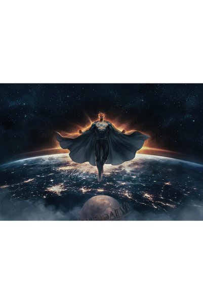 OEM Αφίσα Justice League Zack Superman Μαύρη Στολή 4k, 61x90 εκ., poster24772