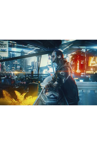 OEM Αφίσα Cyberpunk 2077, Ζωή στην Πόλη, Επιστημονική Φαντασία, 61x90 εκ., po...