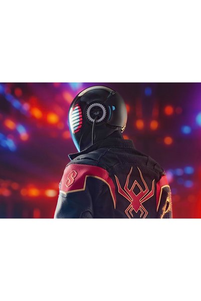 OEM Poster Spider-Man Miles Morales Ps5 Figurină Costum 5k, 61x90 cm, poster2...