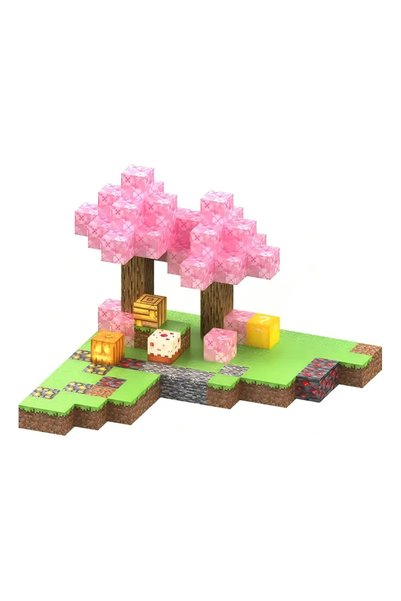 Salma Blocuri magnetice de constructie, compatibile Minecraft, joc educativ S...