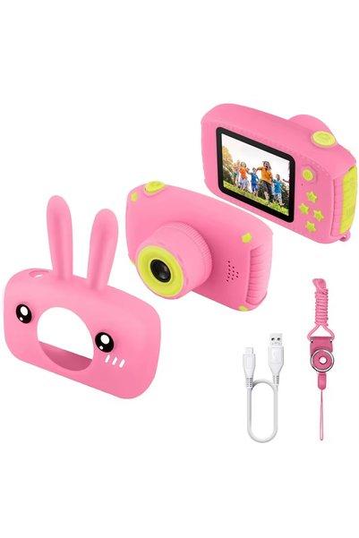 sallma Camera foto copii, 1080P 30fps, 20Mp, LCD display 2.0", 600 mAh, Jocur...