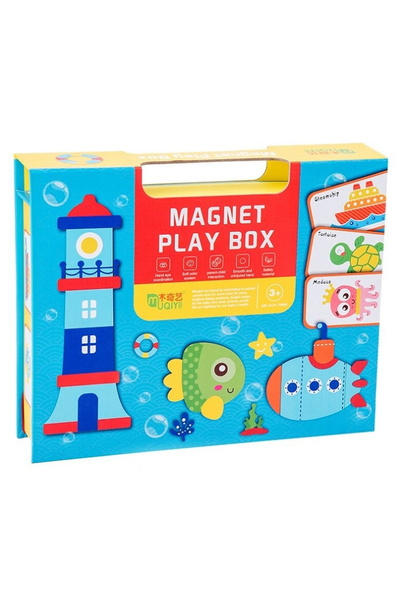 Salma Carte magnetica Animale marine, Montessori