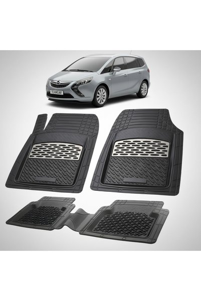 TEAMCAR Съвместими стелки за под за Opel Zafira C MPV 2011-2019 | Сребърни