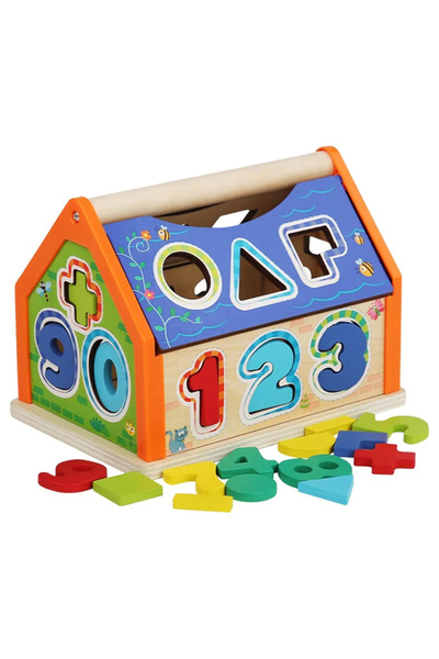 ETOY Casuta colorata multifunctionala din lemn, Montessori