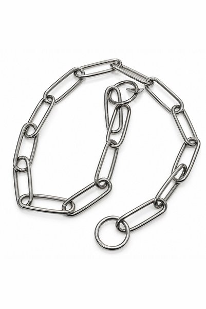 Generic Brand طوق سلسلة سبرينجر فور سيفر للكلاب - 66 سم، وصلة 3 مم، فولاذ