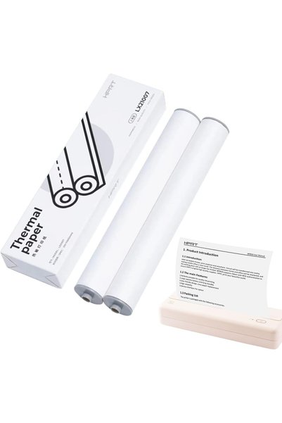 HPRT 2 Rolls A4 Thermal Paper, 21 x 29.7 cm Portable Thermal Paper Compatible...