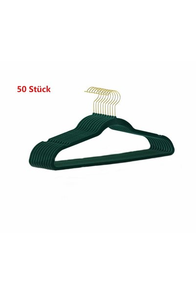 Noonedibs Set 50 umerase catifea verde inchis antiderapante, ultra-subtiri ec...