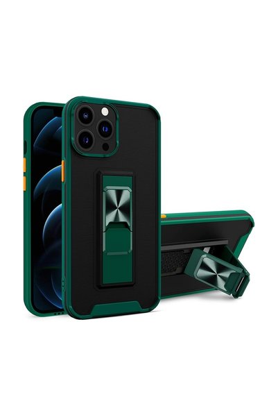 OEM Husă Defender cu Suport pentru Apple iphone 13 mini, Antișoc, Verde