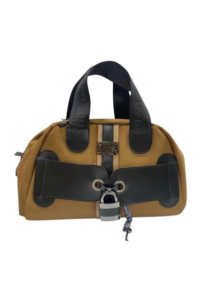 FRNC FRANCESCO Τσάντα Γυναικεία Χειρός-Ώμου Interlock BOWLING BAG 1841 TB Ταμπά