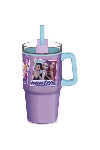 Stor Double walled thermos mug with handle, with Demon Hunters license, for c...