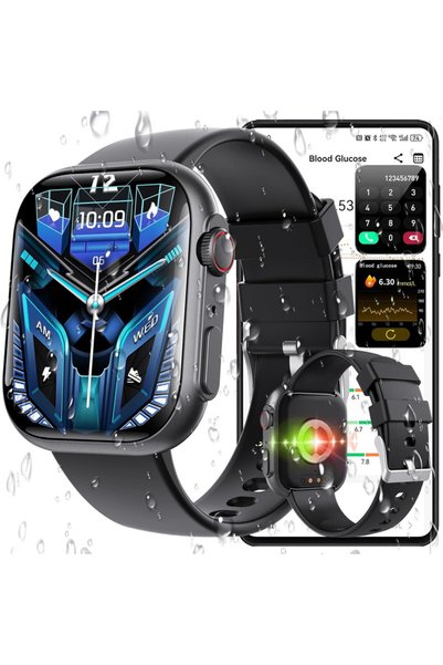 Noonedibs Ceas inteligent pentru monitorizarea glicemiei, ceas inteligent de ...