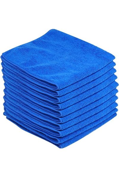 Accessotech مناشف من الألياف الدقيقة سريعة الجفاف - 30×30 سم (مجموعة من 10 قطع)