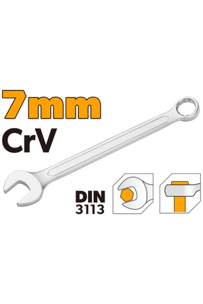 TOLSEN مفتاح ربط مركب Cr-V CP DIN 7 مم