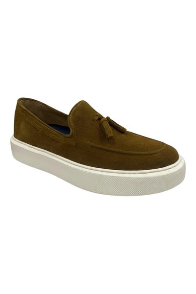 Robinson Ανδρικά Παπούτσια Μοκασίνια LOAFERS 69655 Ταμπά Καστόρι Δέρμα