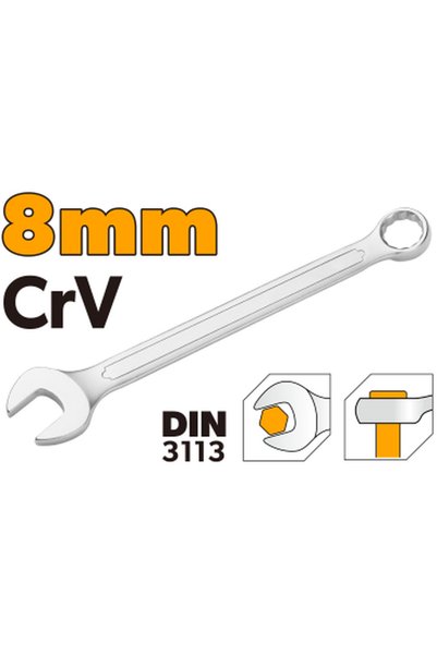 TOLSEN مفتاح ربط مركب Cr-V CP DIN 8 مم