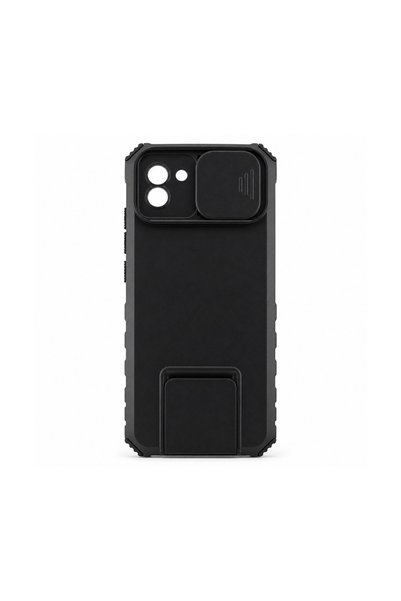 OEM Husă Defender cu Suport pentru Samsung Galaxy A03, Antișoc, Negru