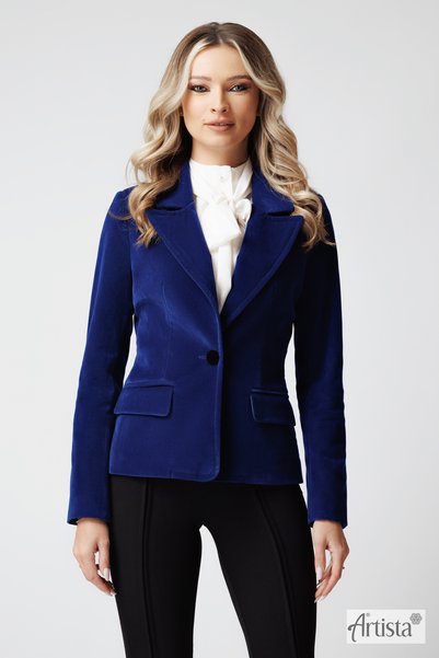 Artista Sacou elegant din catifea pentru damă
