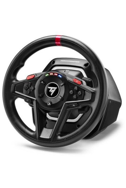 Thrustmaster Τιμόνι αγώνων Volan T128P με ανάδραση δύναμης και μαγνητικά πετά...