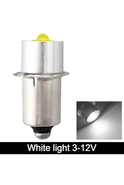 Choice 3-12V White P13.5S E10 BA9S Base 5W LED Upgrade Bulbs White Maglite Fl...