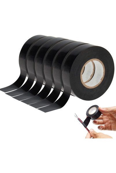 Generic Electrical Tapes, 6 Rolls 295ft Insulating Wire Tape Waterproof PVC A...