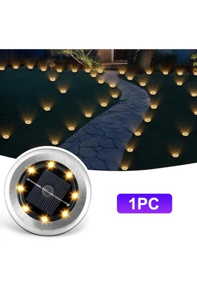 Choice أضواء أرضية شمسية A2 للاستخدام الخارجي، مصباح أرضي من الفولاذ المقاوم ...