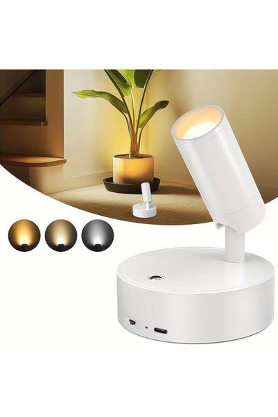 Choice white Rechargeable Wireless Magnetic Smart Night Light Adjustable Colo...
