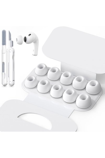 Generic 5 أزواج من أطراف الأذن البديلة لسماعات Apple AirPods Pro 3 -XXS/XS/S/M/L