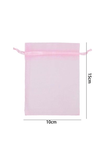 Choice 20pcs 10-15 cm 10-50pcs Jewelry Packaging Bag Organza Bags Gift Pink S...