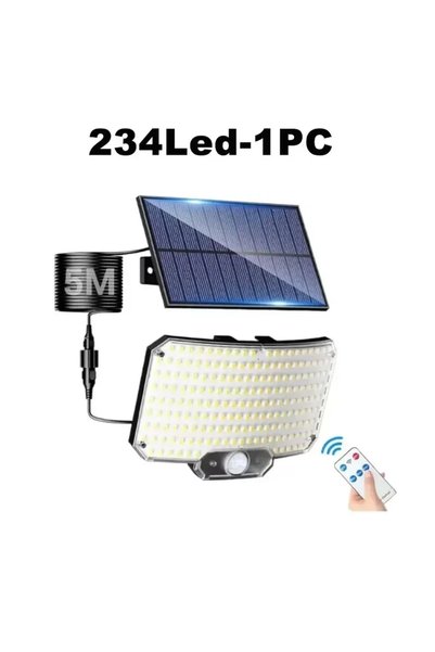 XIWANGFIRE أضواء شمسية خارجية بـ 234 مصباح LED، 100/234 LED، 3 أوضاع، مستشعر ...