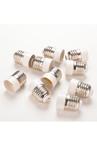 Choice محول قاعدة مصباح LED جديد من E27 إلى E14، 5 قطع، محول مقبس لولبي للمصابيح