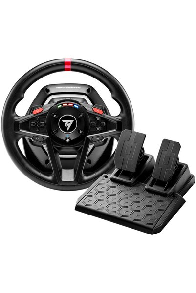 Thrustmaster Volan de gaming T128-P Simtask Farming Pack, Force Feedback, Rot...