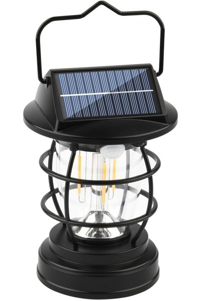 Generic فانوس شمسي LED، إضاءة خارجية بتصميم عتيق، أضواء معلقة تعمل بالطاقة ال...