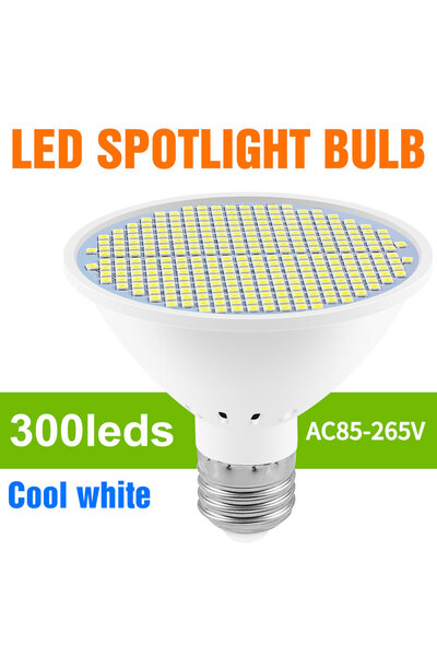 Choice مصباح LED أبيض بارد 300 ليد E27/E26، إضاءة سقفية AC220V، مصباح سبوت لا...