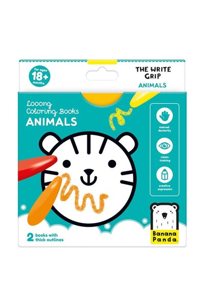 Banana Panda Βιβλίο Ζωγραφικής Ζώα (Διάφορα Σχέδια)_9788366501522