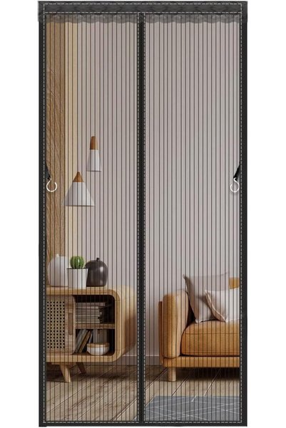 BokSung باب شبكي مغناطيسي - شبكة متينة تمنع دخول الحشرات، تصميم بدون استخدام ...