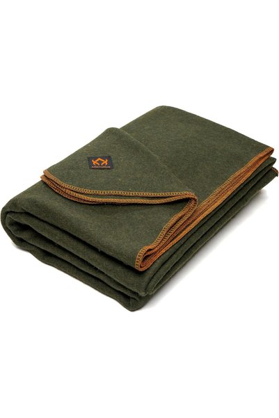 Generic Military Fleece Blanket - Warm, Thick, Washable (Olive Green) | 80% w...