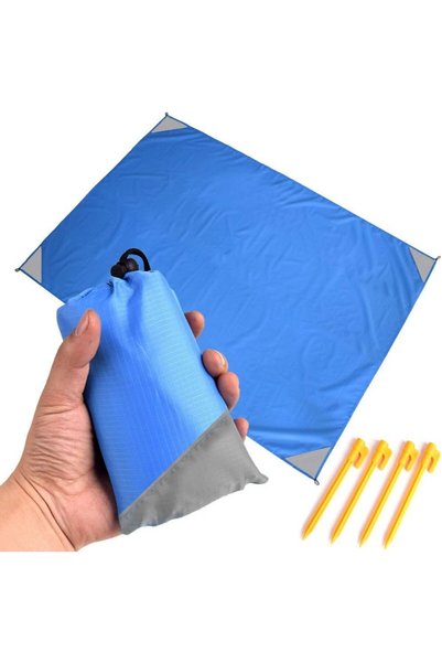 Generic Pocket Picnic Blanket, Waterproof Sandproof Beach Mat, Lightweight Co...