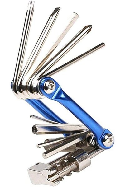 Generic Bike Multifunction Repair Tool Mini Compact Lightweight Portable Fold...