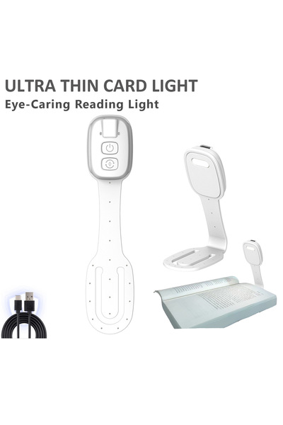 Choice White Mini Rechargeable Reading Book Light Small Led Read Night Light ...