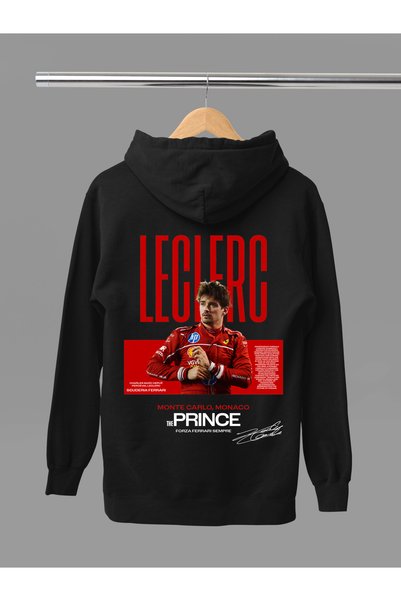 MAGORS سويت شيرت F1 من CHARLES LECLERC مطبوع عليه شعار الموسم الجديد، مصنوع م...