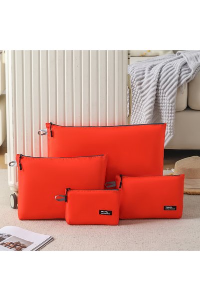 Choice Red 4Pcs/set Ultralight Clothing Storage Bag Waterproof Foldable Trave...