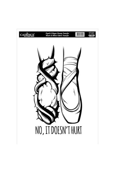 Cadence Boya Fabric Transfer Paper Black and White Kts007 21X30Cm