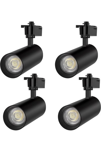 Generic طقم إضاءة للمسارات بقوة 20 واط، أضواء LED قابلة للتعديل 3000-4000-650...