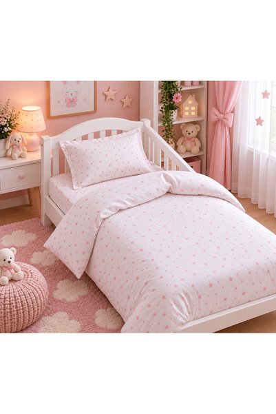 Liz Line Three-piece baby bedding, ranforce Cotton , various colors, Stelute ...