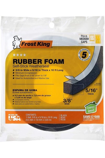 FROST KING 3/4X7/16 BLK SPONGETAPE