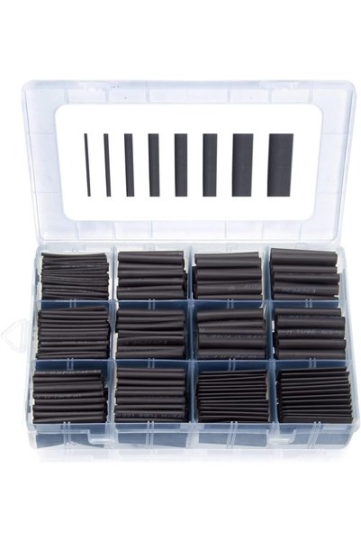 Generic مجموعة أنابيب الانكماش الحراري 625 قطعة، أنابيب انكماش حراري بنسبة 2:...