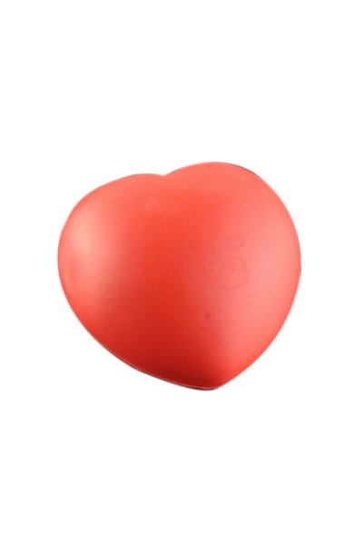Choice red 1 X Heart Shaped Exercise Stress Relief Squeeze Elastic Rubber Sof...